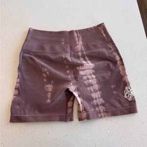 She Darc sport mauve serpent gym shorts
